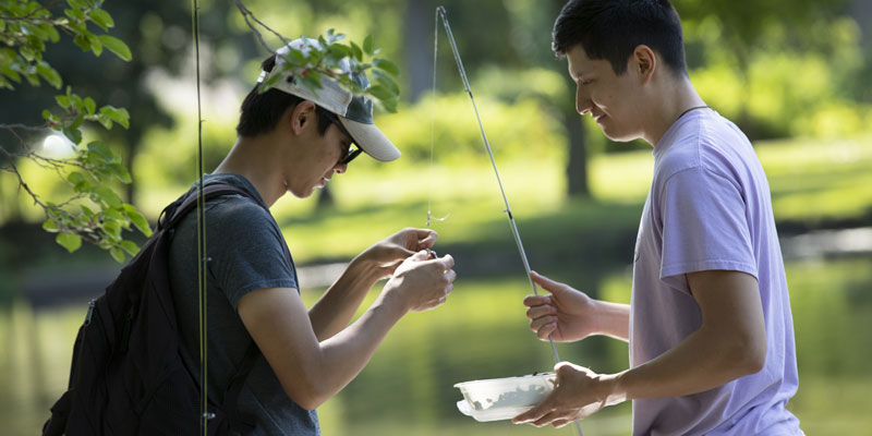 Fishing at the Lagoon